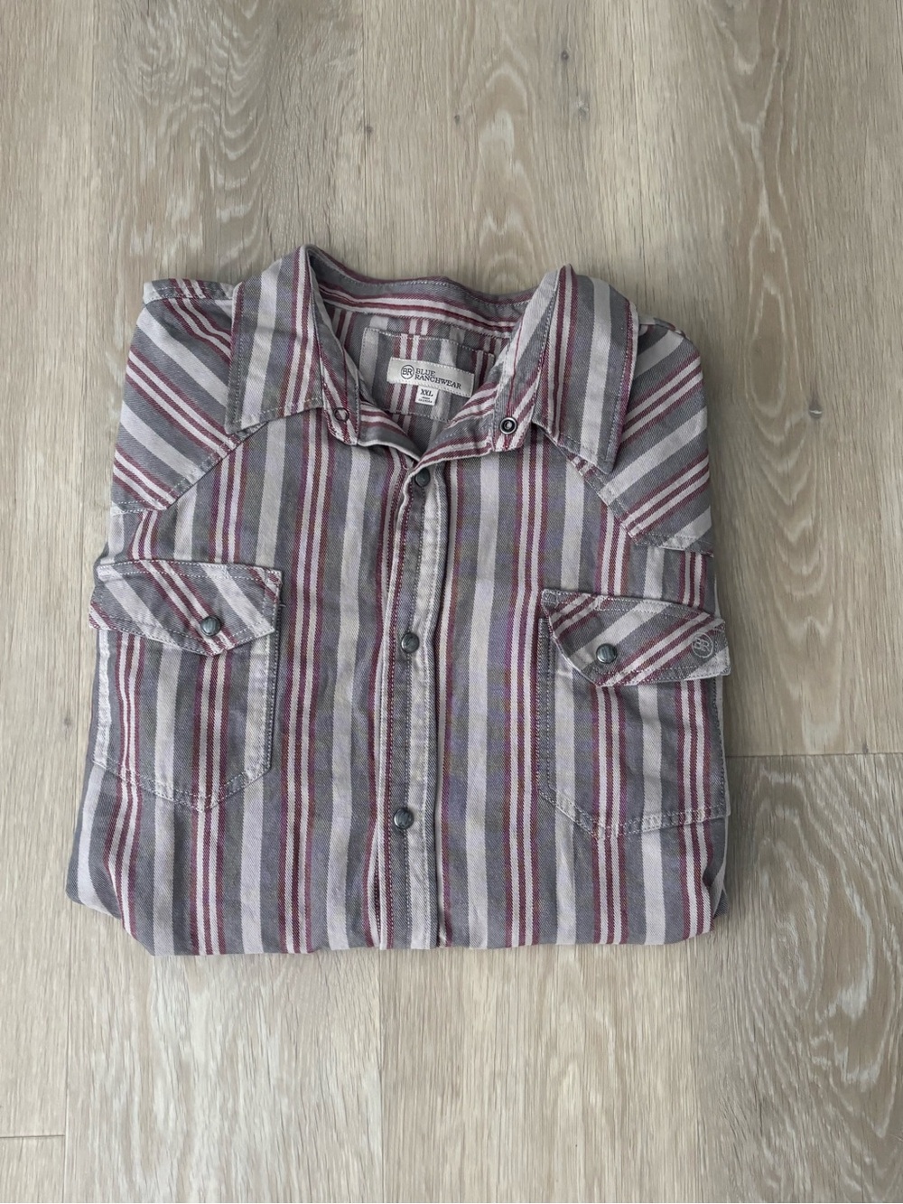Blue Ranchwear pearlsnap